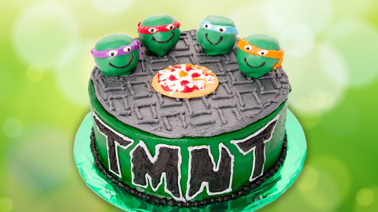 Ninja Turtle Birthday Cake
 Teenage Mutant Ninja Turtles Cake from Cookies Cupcakes