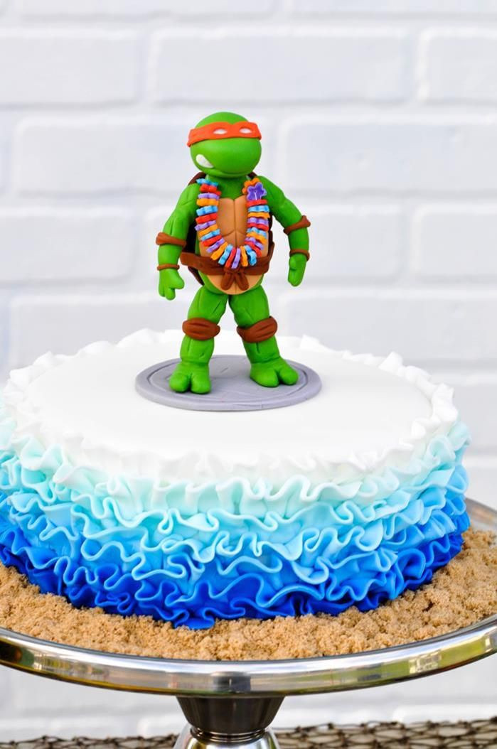 Ninja Turtle Pool Party Ideas
 127 best images about Boys Pool Party on Pinterest