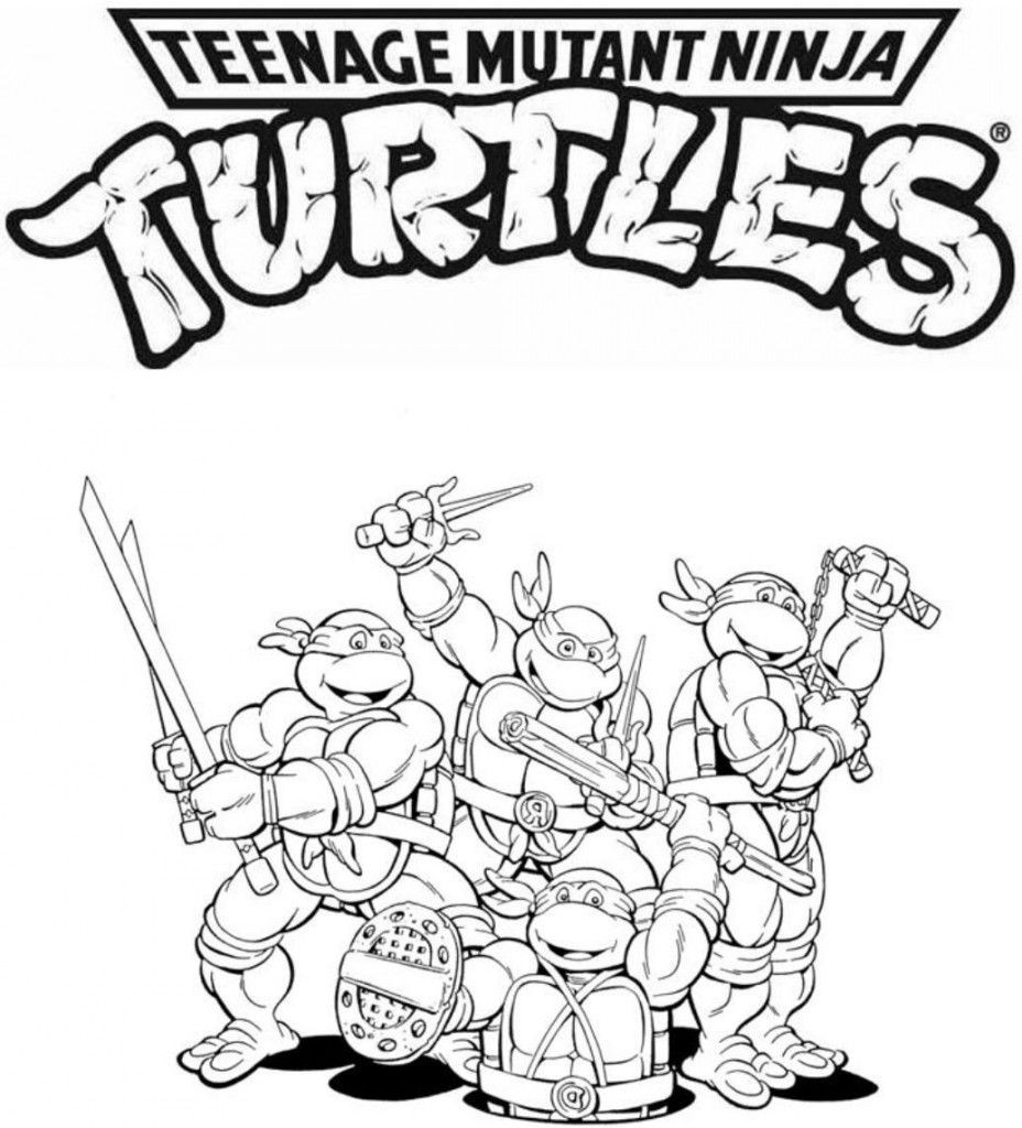 Ninja Turtles Coloring Pages Printables
 Coloring Pages Teenage Mutant Ninja Turtles Coloring Home