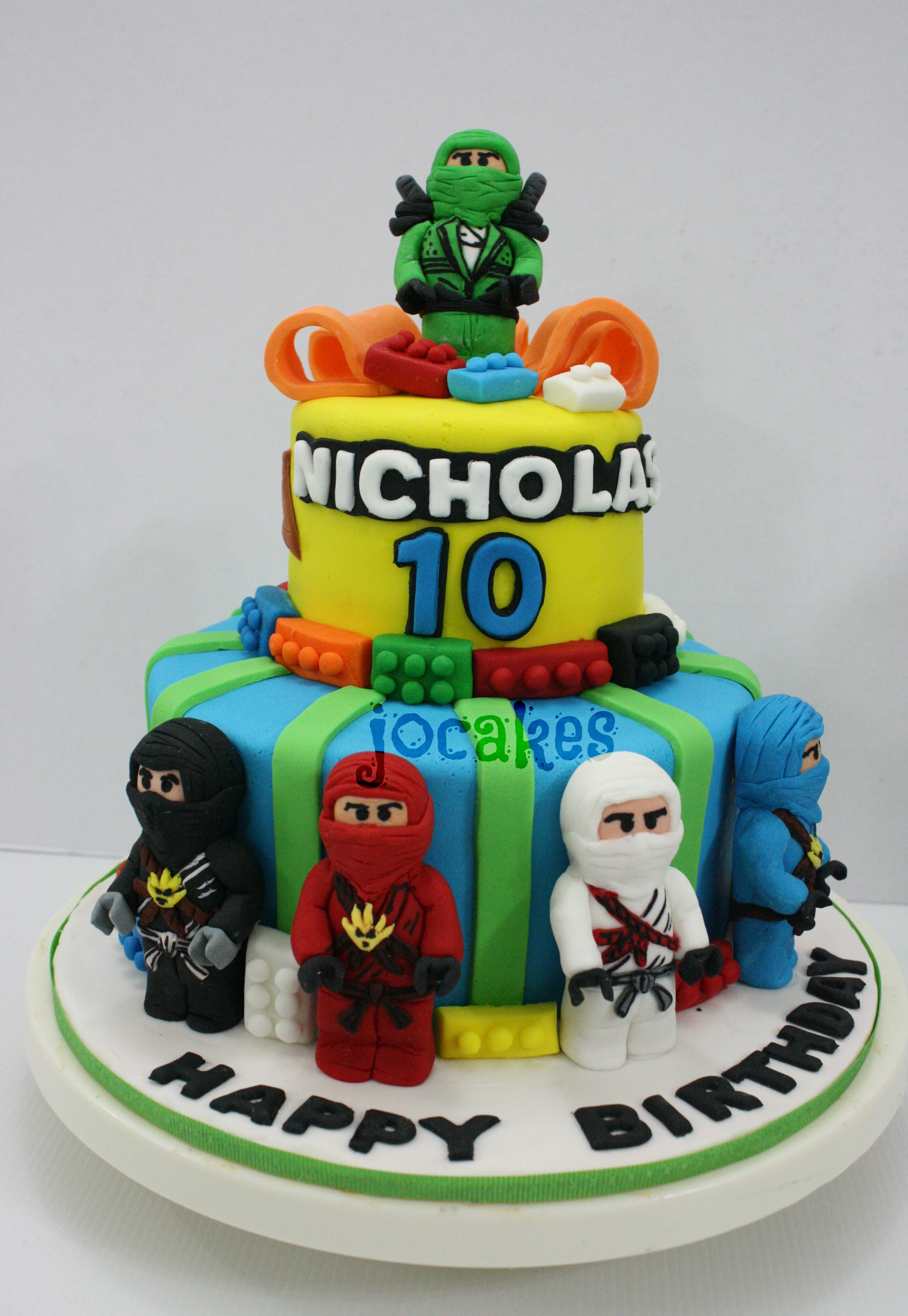 Ninjago Birthday Cake
 lego ninjago cake jocakes