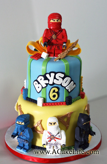 Ninjago Birthday Cake
 A Cake Life Bryson’s 6th Birthday Ninjago Cake