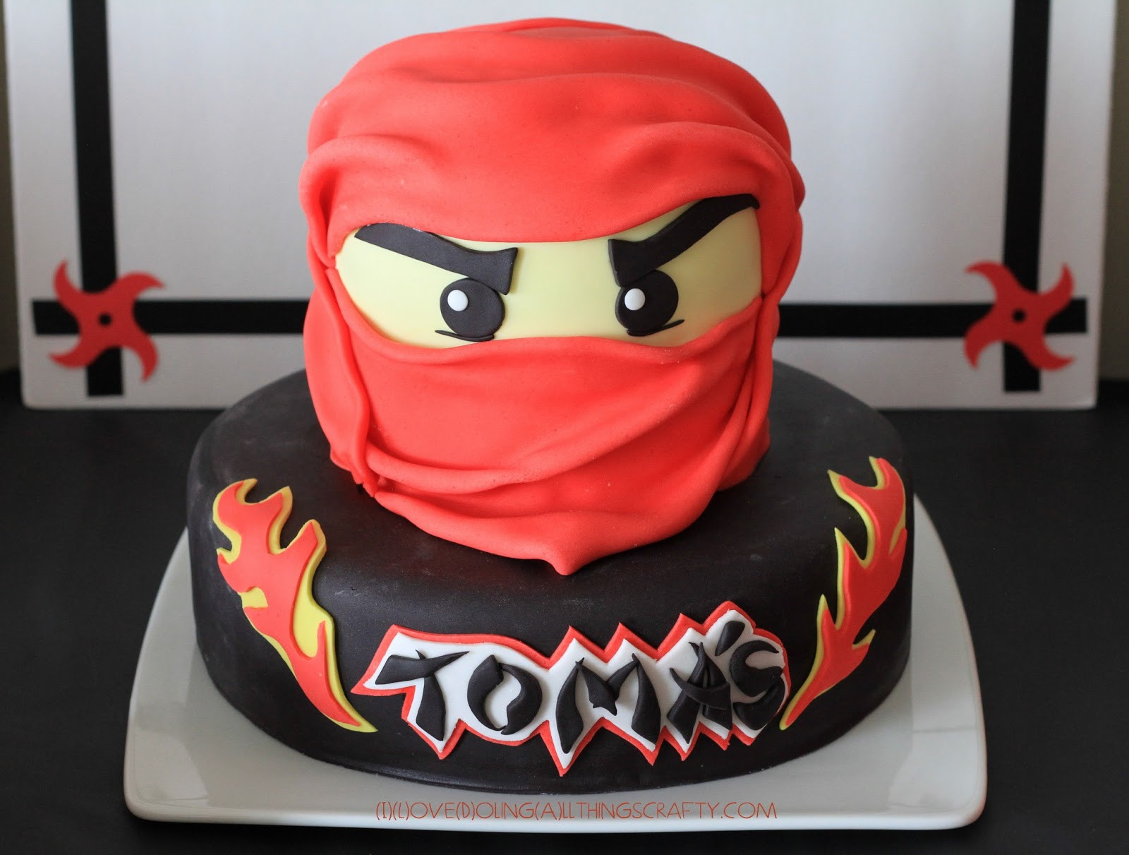 Ninjago Birthday Cake
 I Love Doing All Things Crafty Ninjago Birthday Cake