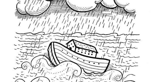 Noah'S Ark Coloring Pages
 Noah and the Ark Bible Story Colouring Page