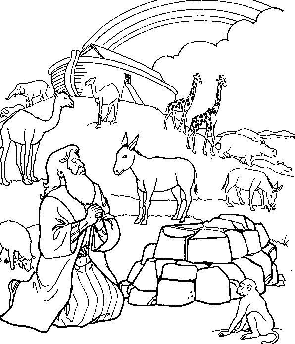 Noah'S Ark Coloring Pages
 166 best images about Bible Noah on Pinterest