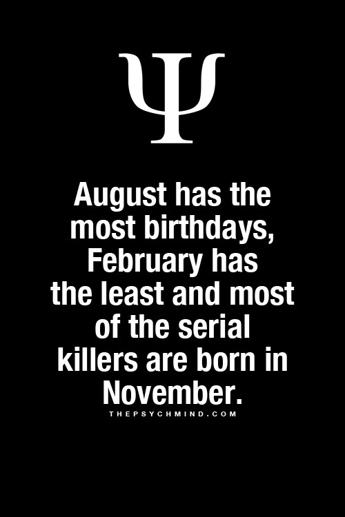 November Birthday Quotes
 Weird I know a lot of people with birthdays in February