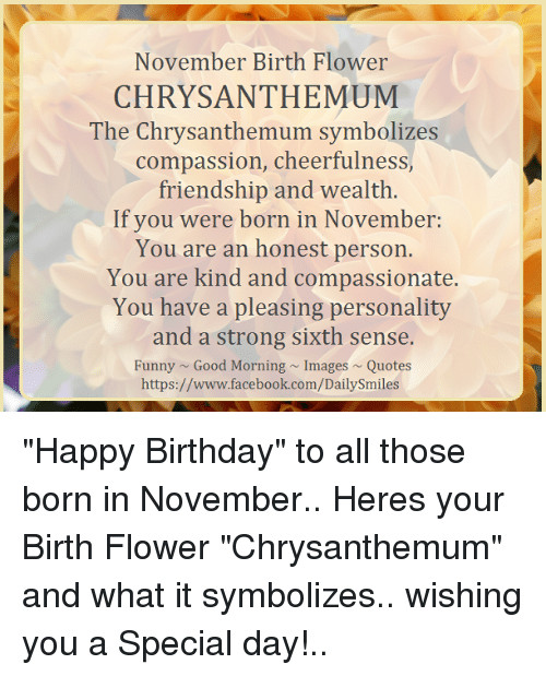 November Birthday Quotes
 25 Best Memes About Birthday and Happy