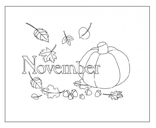 November Coloring Pages Printable
 Best Coloring Books Ever