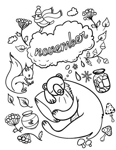 November Coloring Pages Printable
 Free november coloring pages printable ColoringStar