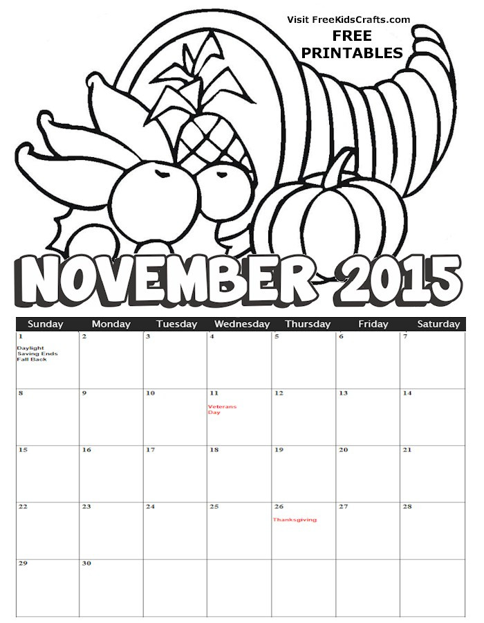 November Coloring Pages Printable
 Coloring Pages