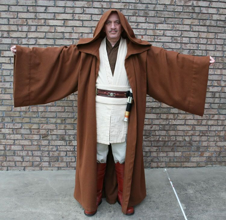 Obi Wan Kenobi Costume DIY
 tutorial pleto capa jedi moi bo