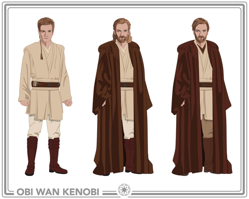 Obi Wan Kenobi Costume DIY
 Star Wars Costumes For Men Women and Kids