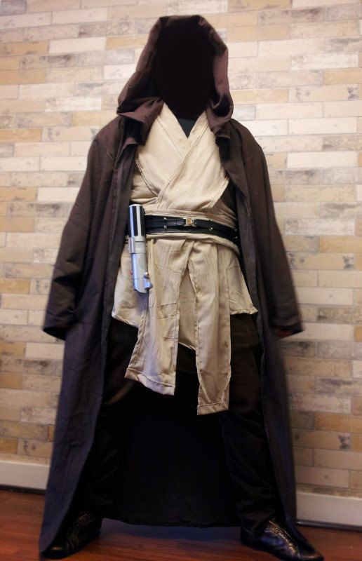 Obi Wan Kenobi Costume DIY
 DELUXE Star Wars Full Obi Wan Kenobi Jedi Replica Costume