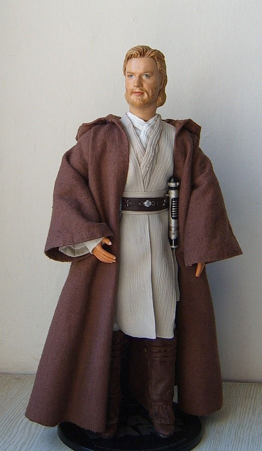 Obi Wan Kenobi Costume DIY
 Obi Wan Kenobi ooak 12" customized doll figure