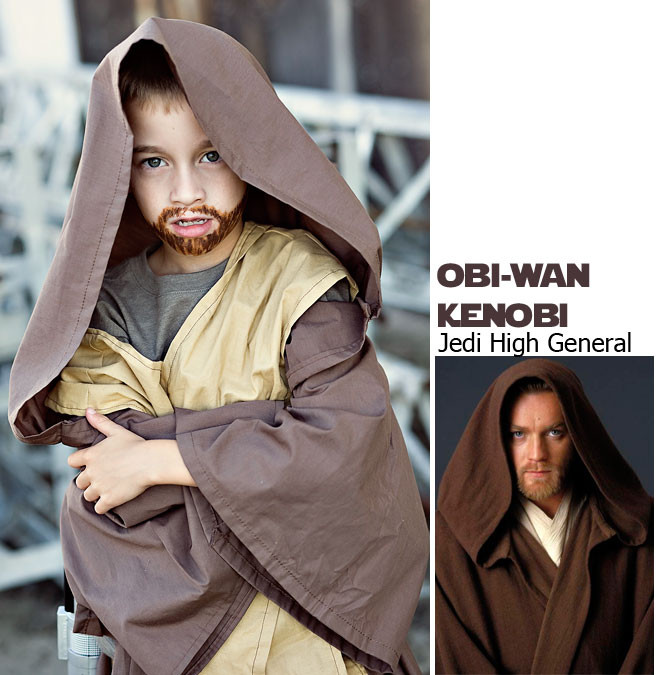 Obi Wan Kenobi Costume DIY
 diy Star Wars costumes ashleyannphotography