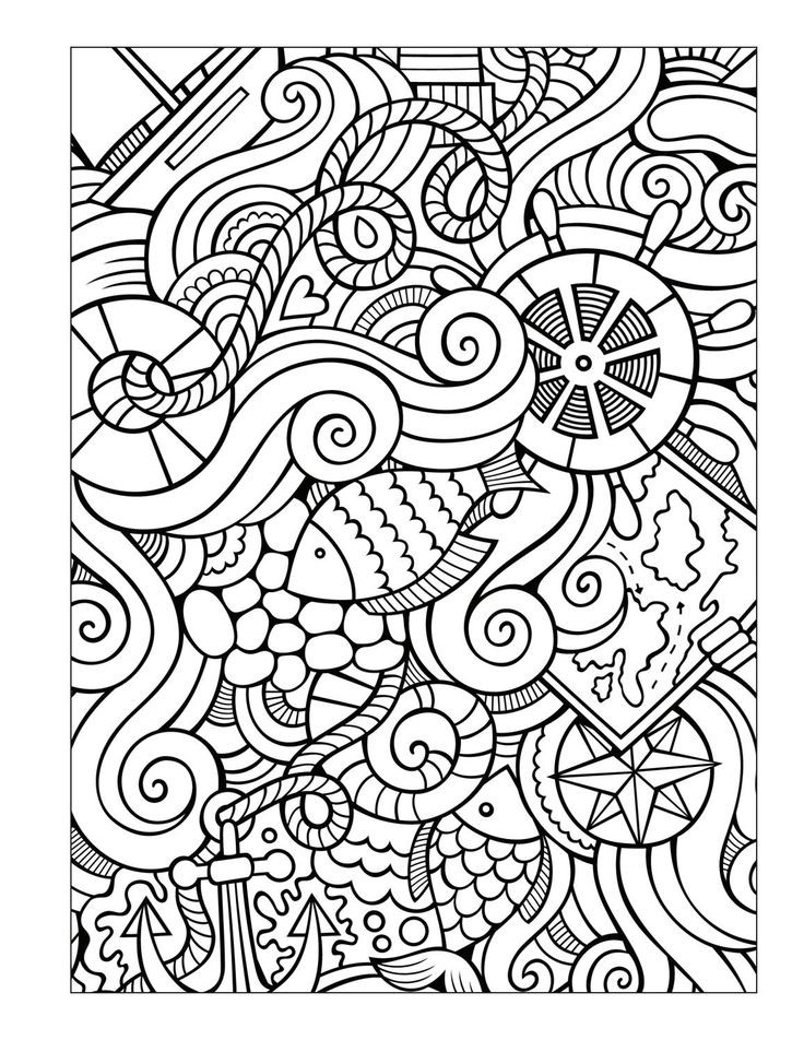 Ocean Adult Coloring Book
 929 best images about ♋Adult Colouring Under the Sea