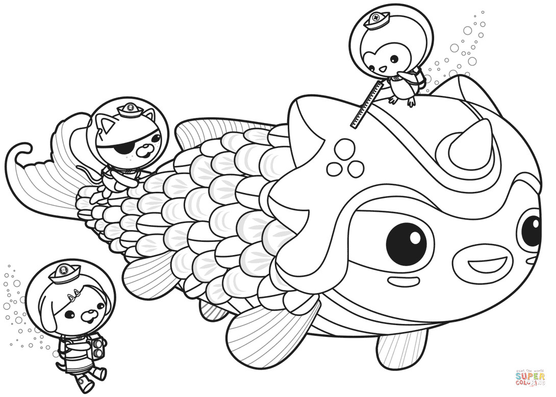 Octonauts Coloring Pages
 The Octonauts Meet Dunkie coloring page