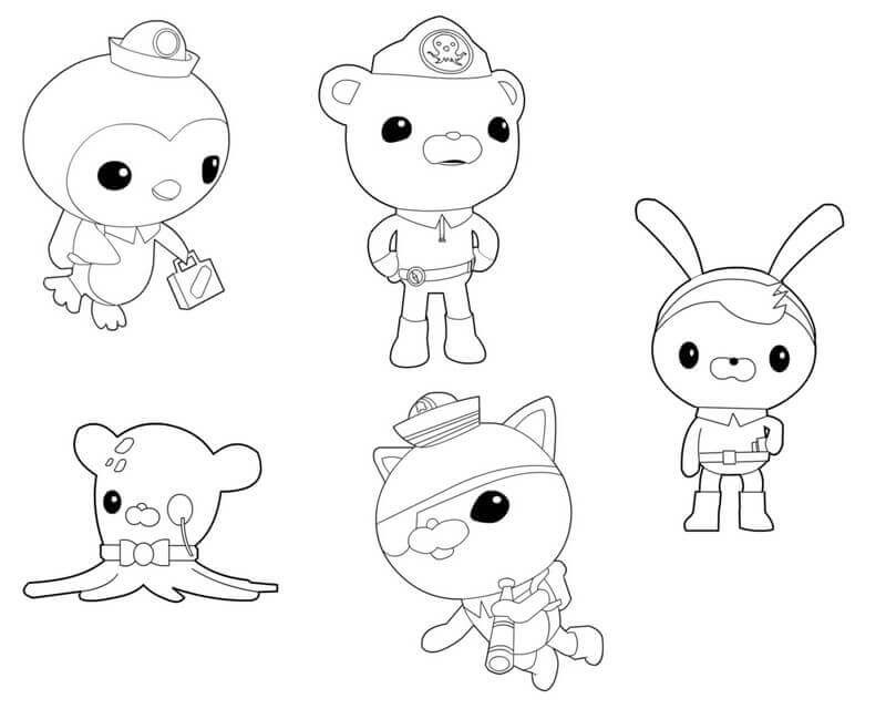 Octonauts Coloring Pages To Print
 Free Printable Octonauts Coloring Pages