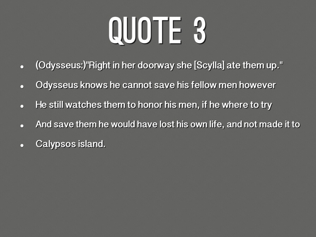 Odysseus Leadership Quotes
 Odyssey Book Quotes QuotesGram