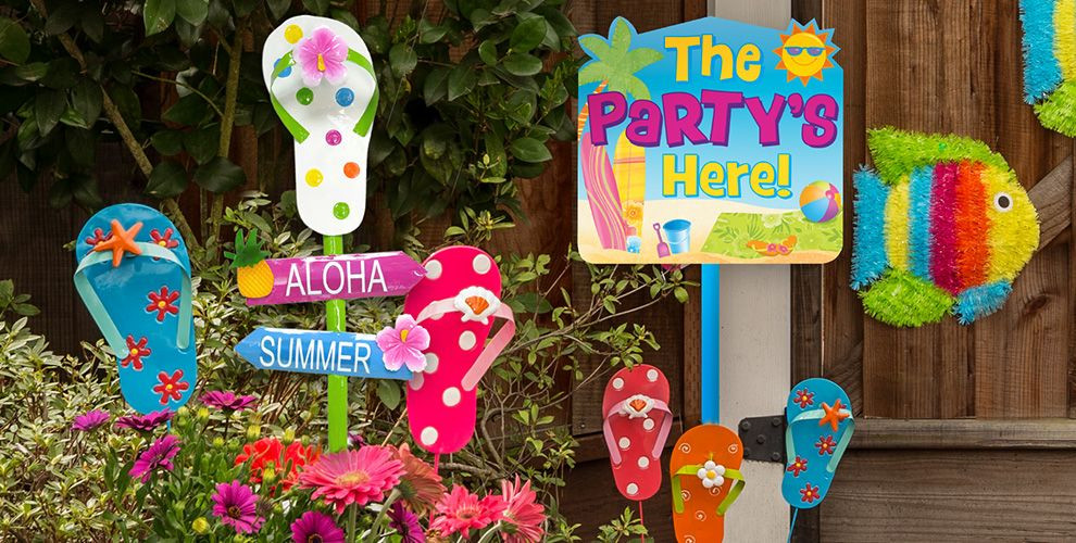Office Party Ideas For Summer
 Summer Yard Signs & Decorative Garden Stakes Party City