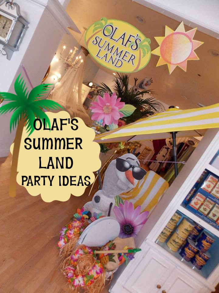 Olaf Summer Party Ideas
 24 best images about Party Frozen " in Summer" on