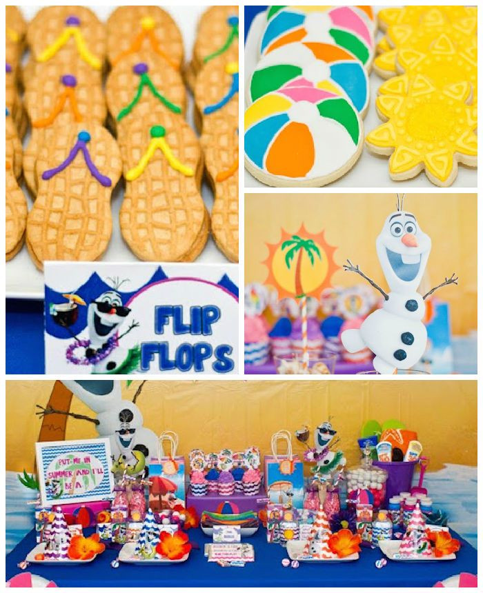 Olaf Summer Party Ideas
 Olaf Themed Summer Party Party Time
