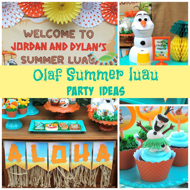 Olaf Summer Party Ideas
 Olaf s Summer Luau Birthday Party LAURA S little PARTY