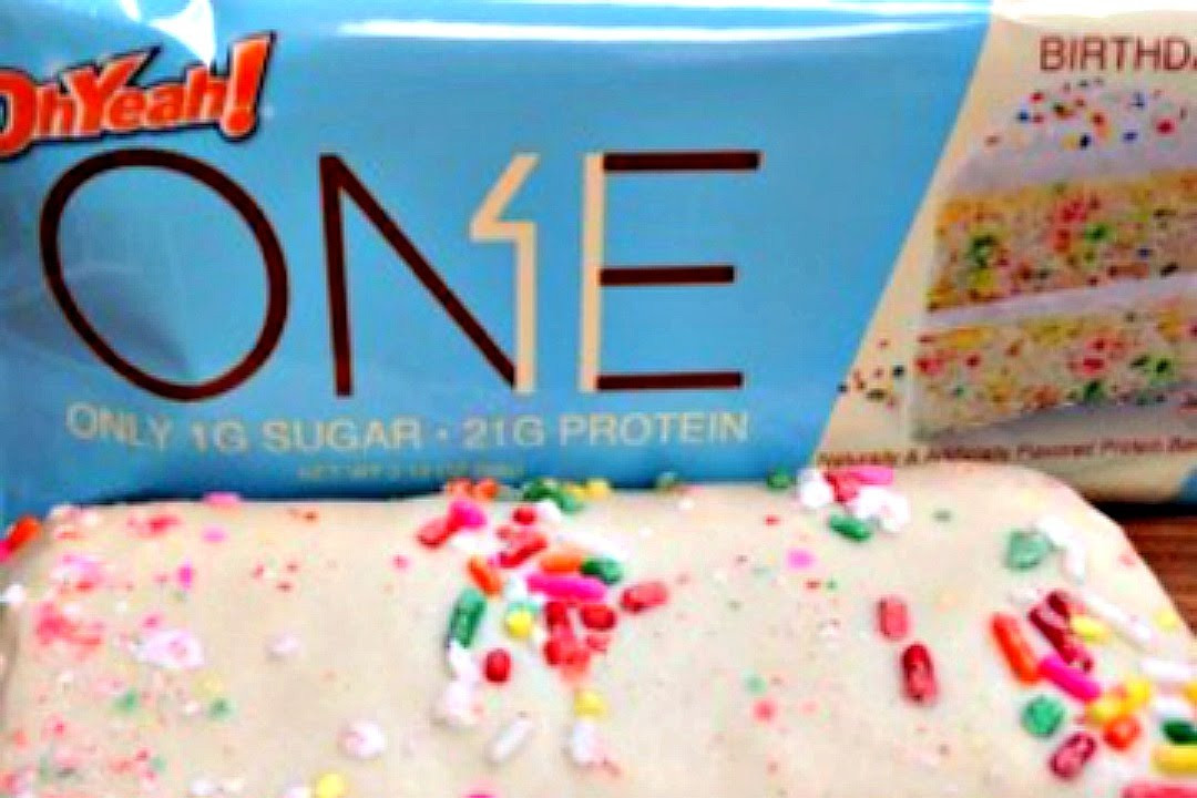 One Birthday Cake Protein Bar
 Oh Yeah Birthday Cake Protein Bar Review