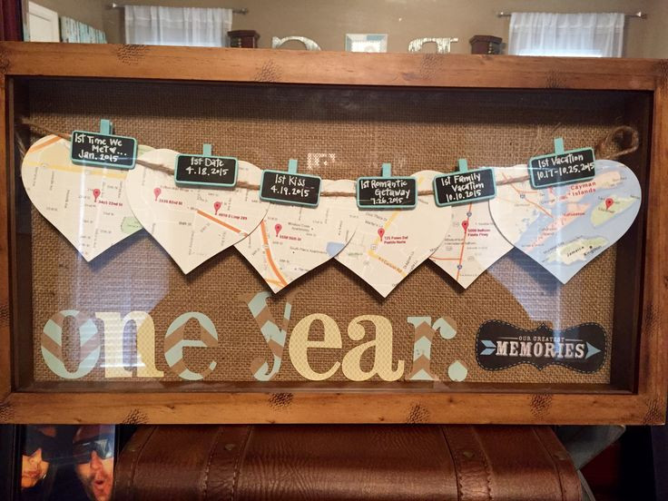 One Year Wedding Anniversary Gift Ideas
 Best 25 1 year anniversary ideas on Pinterest