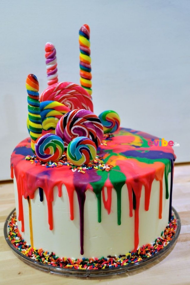 Order Birthday Cake Online
 Order delicious rainbow candy cake online birthday cake