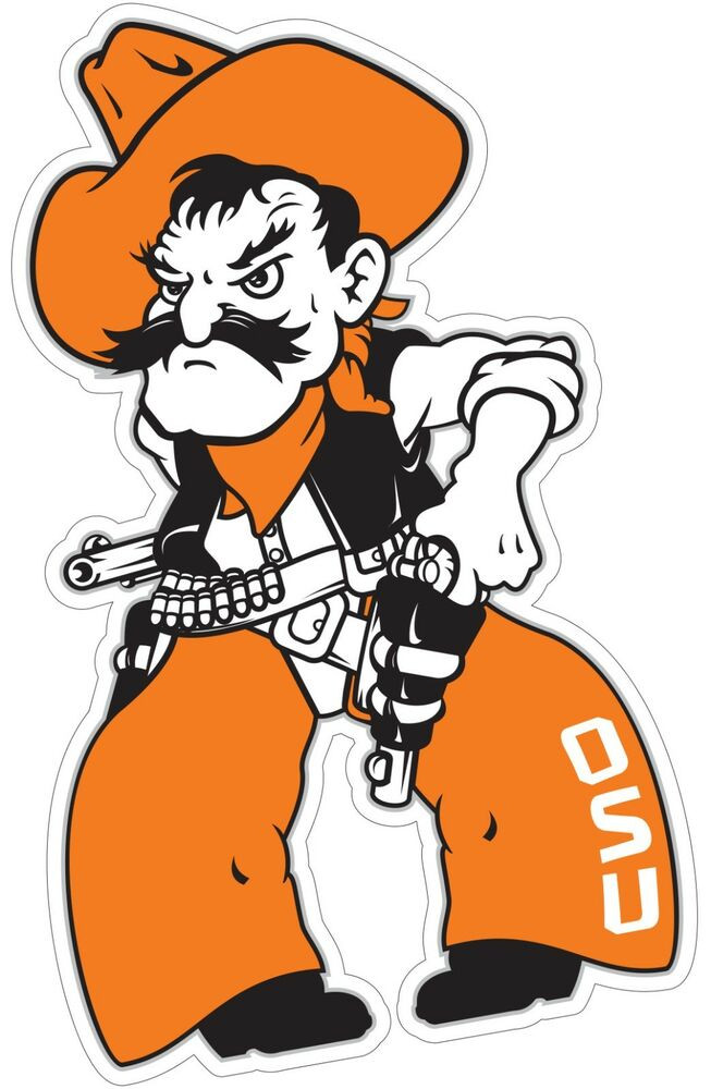 Osu Cowboys Coloring Pages
 Oklahoma State University Cowboys Pistol Pete NCAA Color
