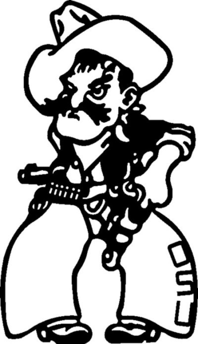 Osu Cowboys Coloring Pages
 Pistol Pete Pages Coloring Pages