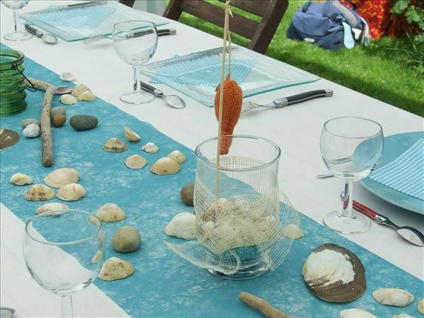 Outdoor Beach Party Ideas
 Inspirational ideas table runners and decorations for
