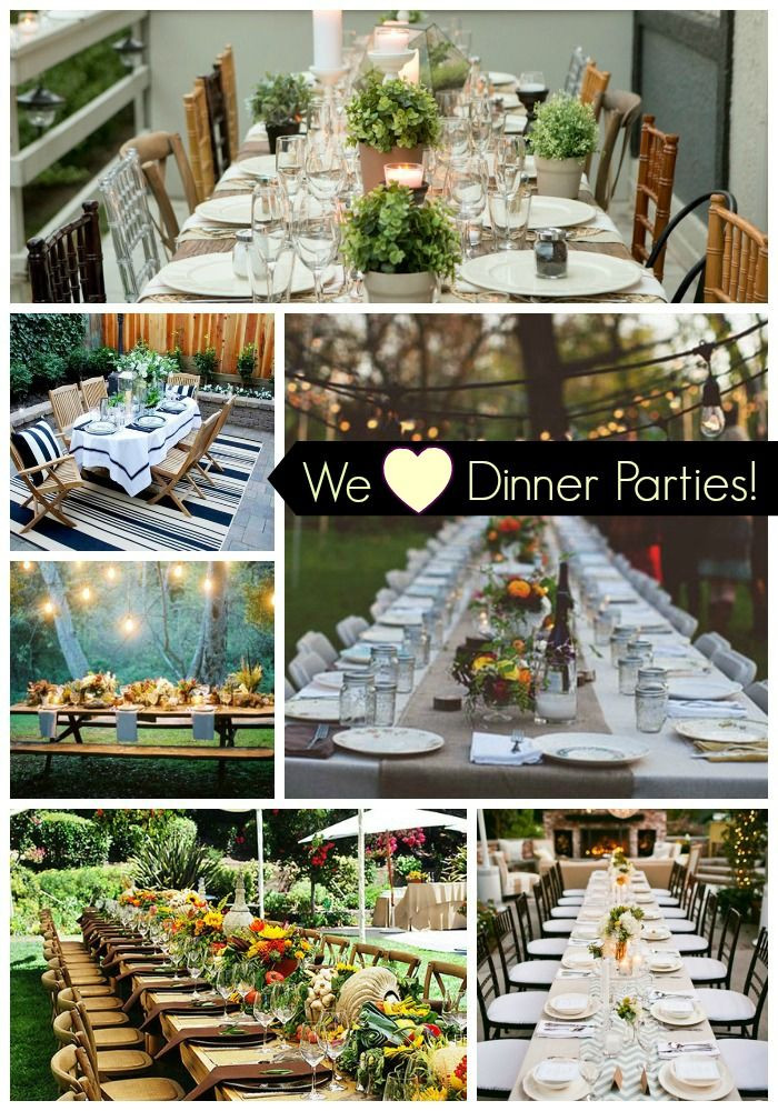 Outdoor Dinner Party Ideas
 1000 ideas about Outdoor Dinner Parties on Pinterest