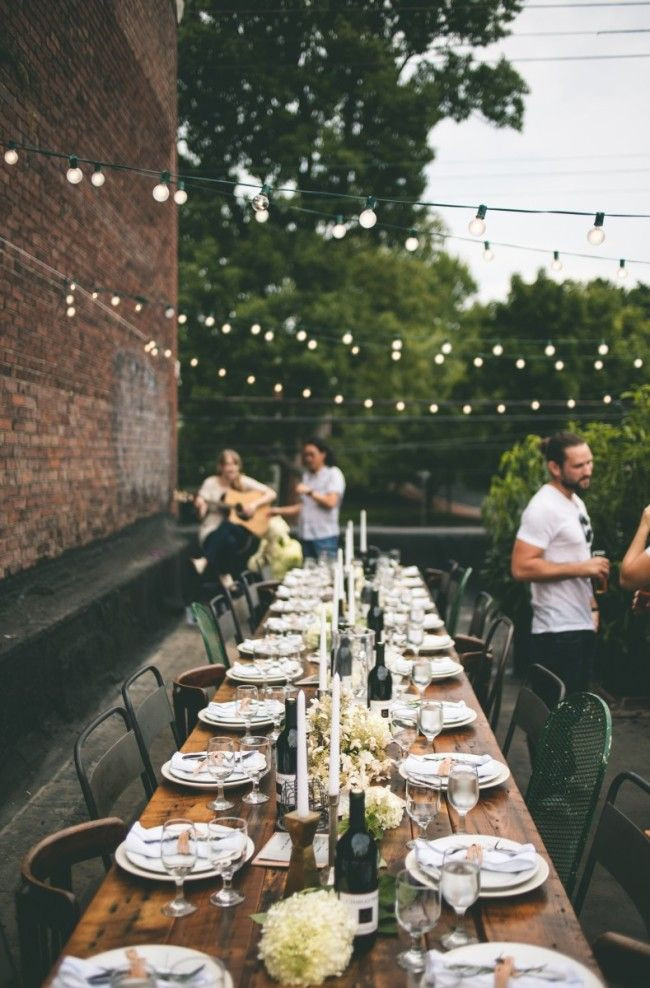 Outdoor Dinner Party Ideas
 Amazing outdoor dinner party inspiration