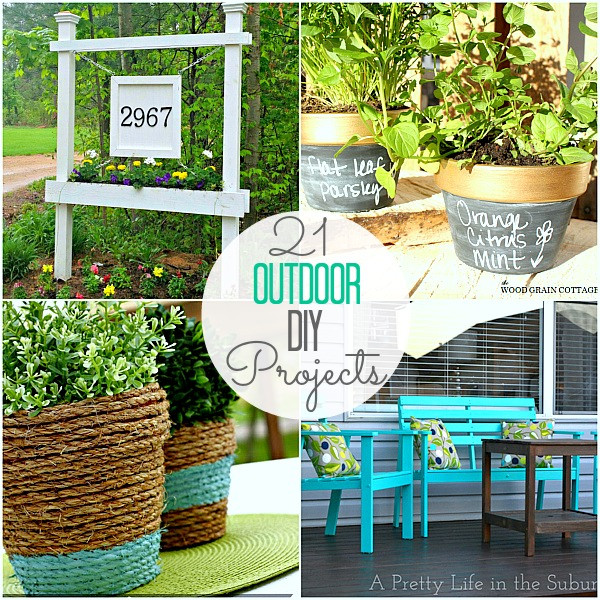 Outdoor DIY Projects
 Great Ideas 21 Projects to Spruce Up Your Backyard
