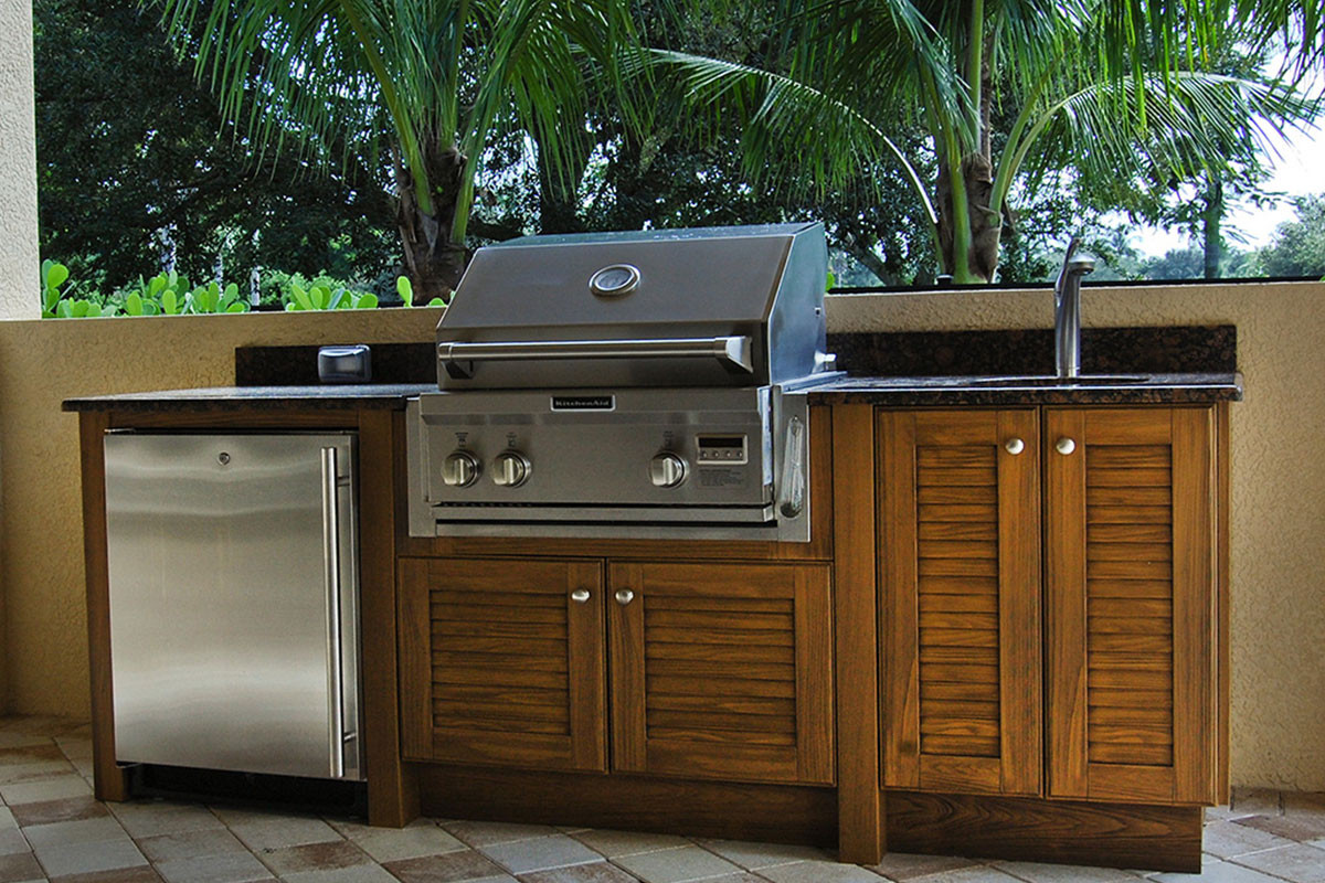 Outdoor Kitchen Cabinet
 Best Weatherproof Outdoor Summer Kitchen Cabinets in