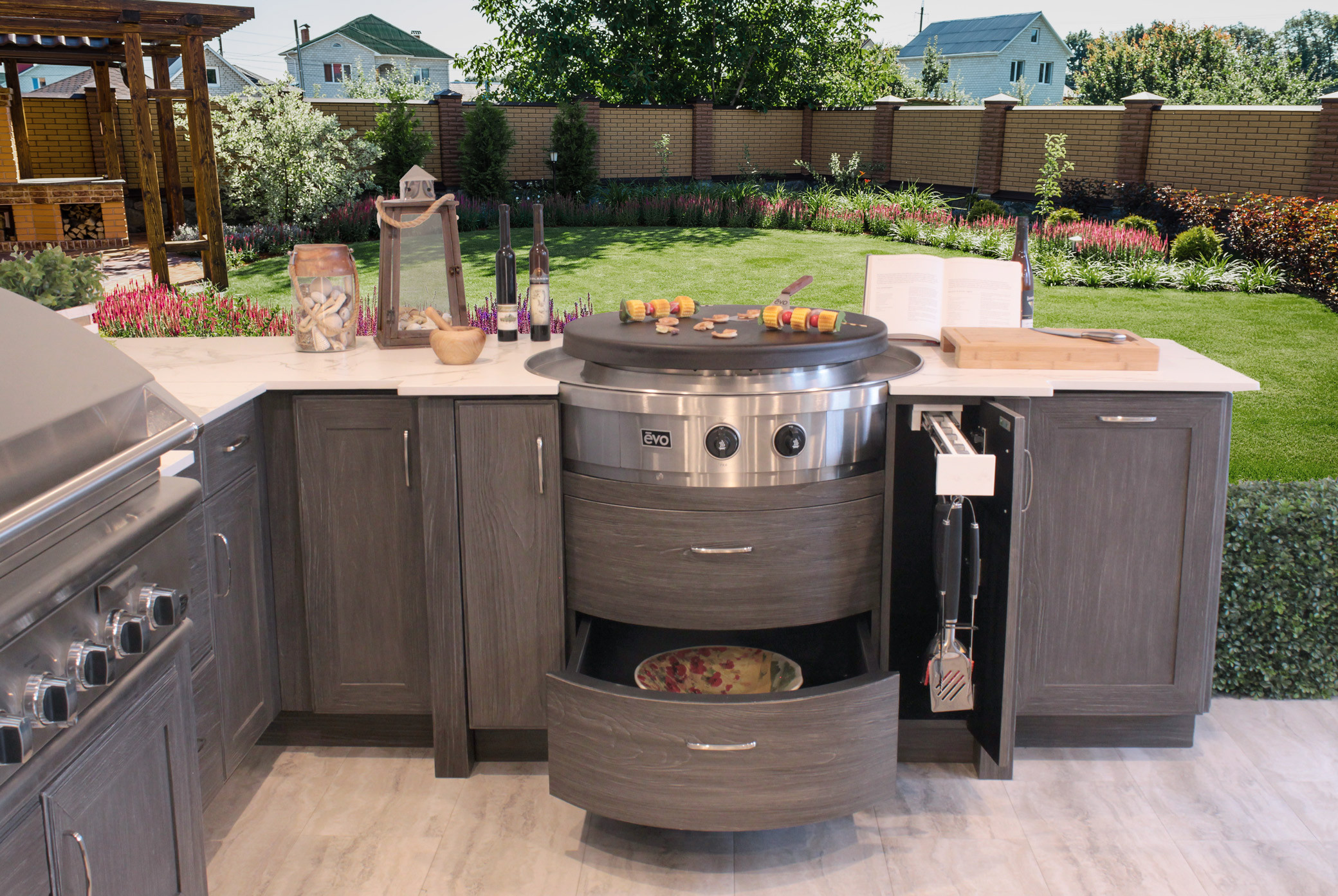 Outdoor Kitchen Cabinet
 Outdoor Cabinets of Distinction