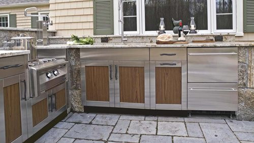 Outdoor Kitchen Cabinets Stainless Steel
 Outdoor Kitchen Cabinets Landscaping Network