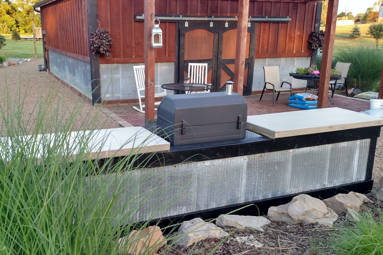 Outdoor Kitchen Concrete Countertop
 Creating An Inexpensive Outdoor Kitchen With Concrete