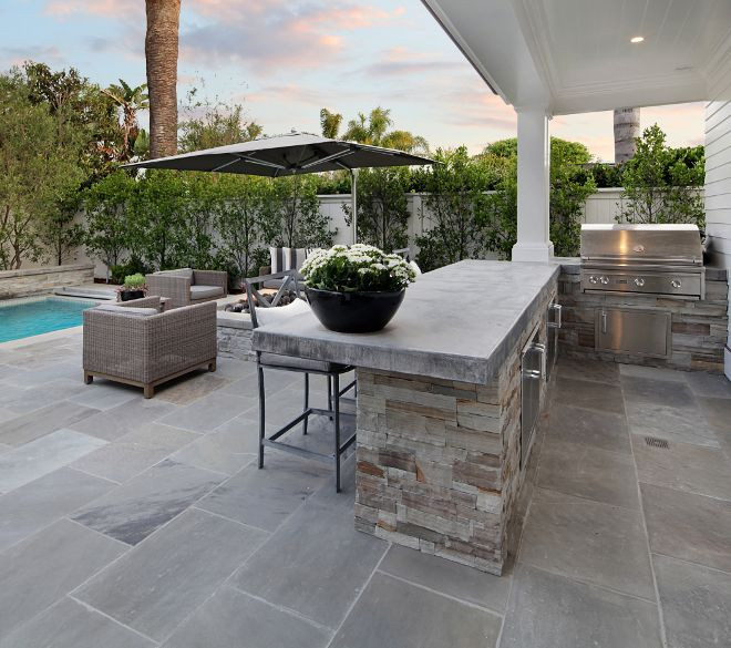 Outdoor Kitchen Concrete Countertop
 Best 25 Outdoor countertop ideas on Pinterest