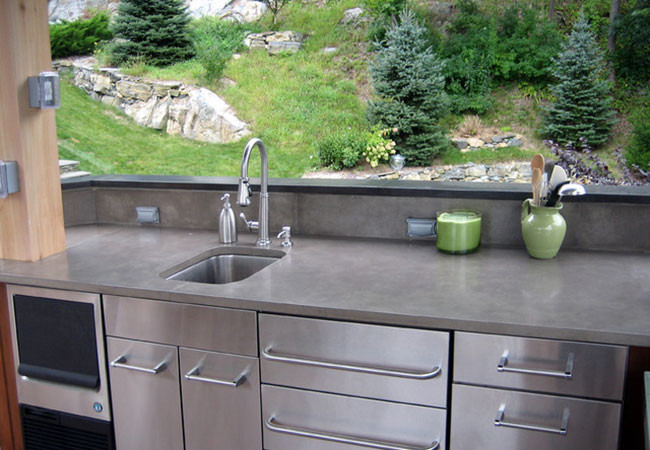 Outdoor Kitchen Concrete Countertop
 Why Concrete Countertops Learn All You Need To Know