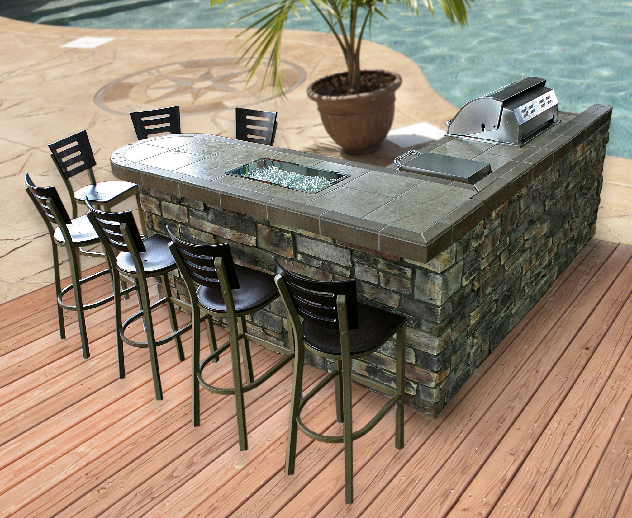 Outdoor Kitchen Islands
 Best in Backyards Announces Newly Remodeled Showroom in