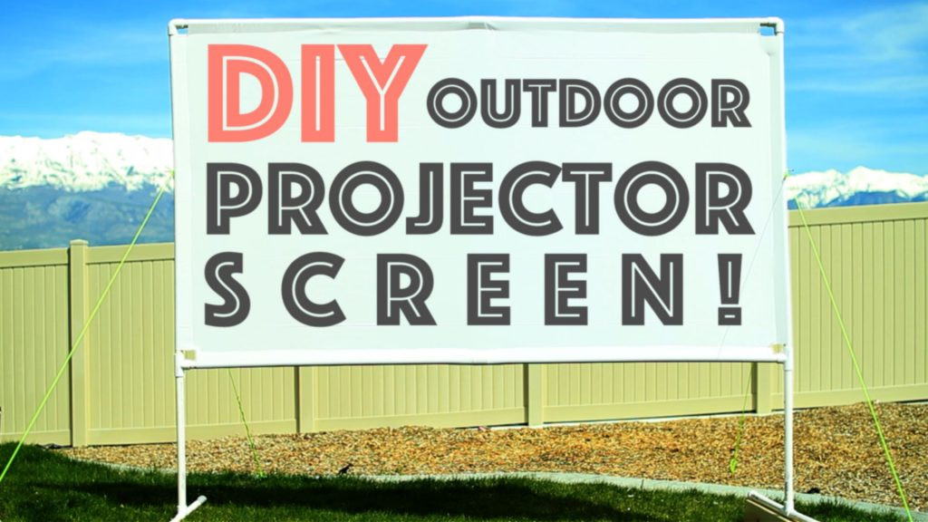 Outdoor Projector Screen DIY
 DIY Outdoor Projector Screen – DIY Nils