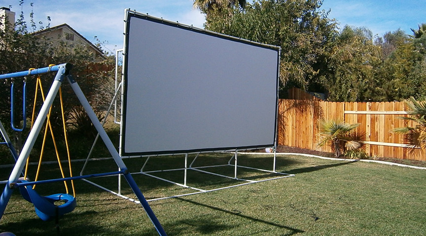 Outdoor Projector Screen DIY
 Carl s Place Projector Screens