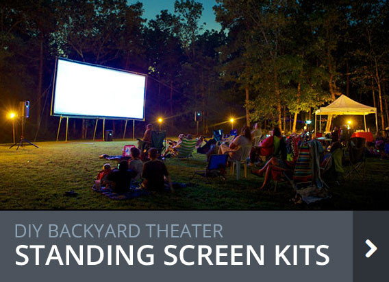 Outdoor Projector Screen DIY
 DIY Projection Screens for Backyard Theater