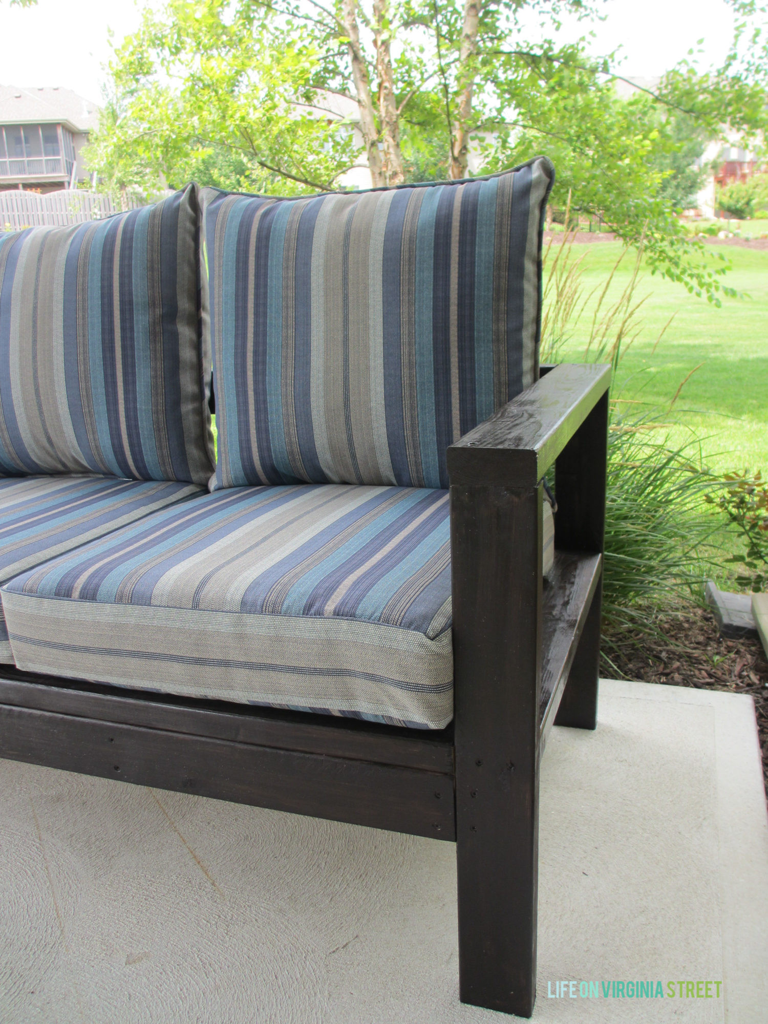 Outdoor Sectional DIY
 DIY Outdoor Couch Life Virginia Street