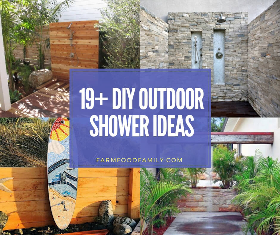 Outdoor Shower DIY
 19 Creative DIY Outdoor Shower Ideas To Wel e Summer 2019