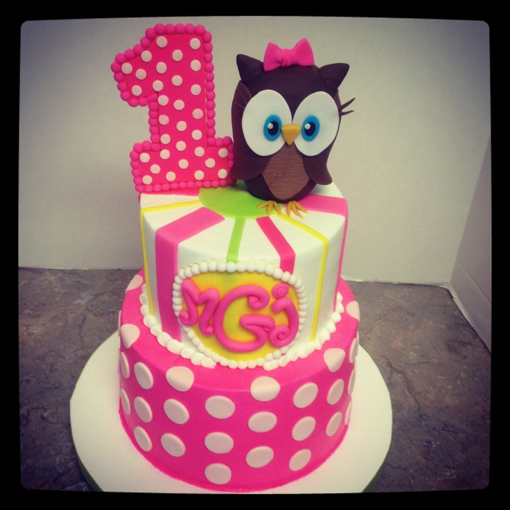 Owl First Birthday Decorations
 Best 25 Owl birthday cakes ideas on Pinterest