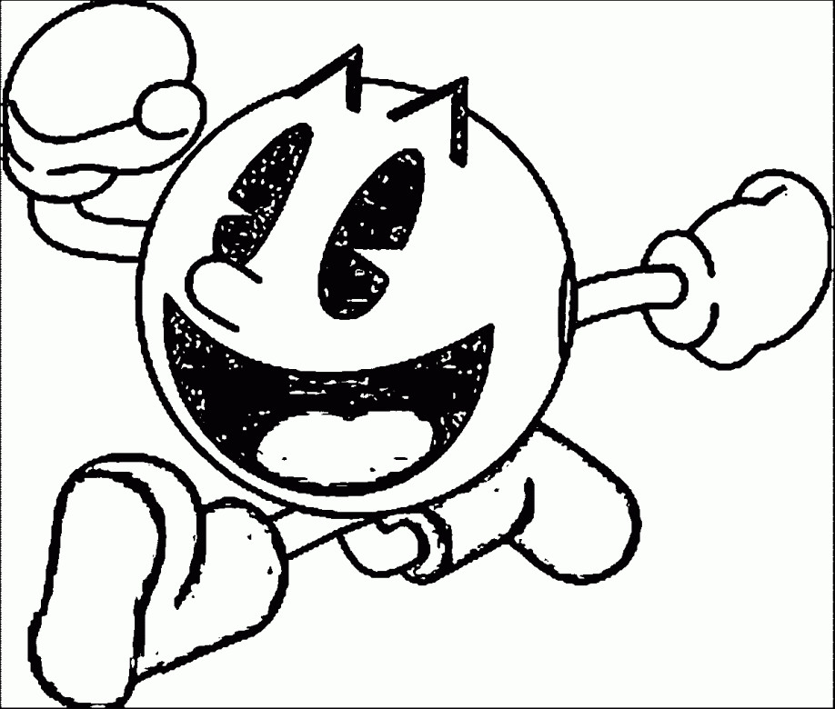 Pac Man Coloring Pages
 Free Coloring Pages Pac Man Coloring Home