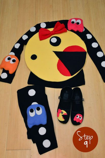 Pac Man Costume DIY
 Steps for Your Mrs Pacman Costume